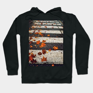 Autumn Leaves Street City Hoodie